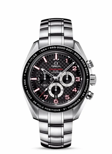 Omega Speedmaster Co-Axial 44.25 Stainless Steel / Carbon / Bracelet / Schumacher the Legend 321.30.44.50.01.001 (32130445001001)